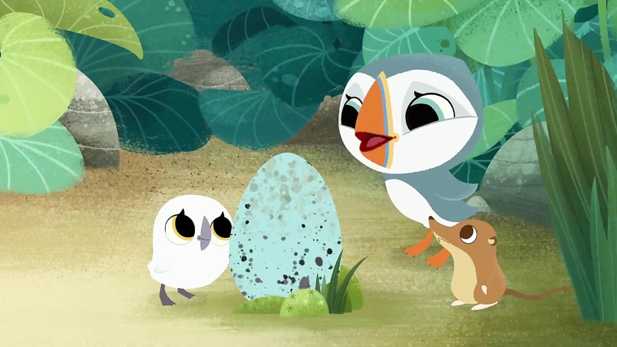 انیمیشن صخره پافین ها Puffin Rock - فصل 1 قسمت 1 ( 1 تا 3 )